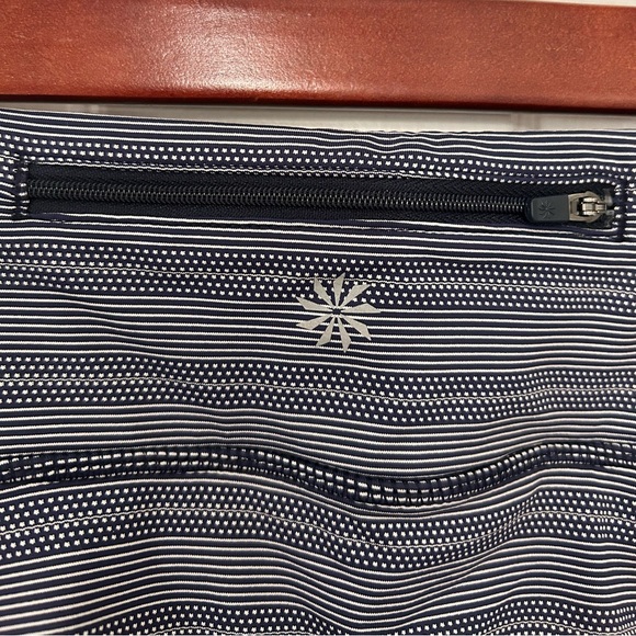 Athleta Size XS Blue and White Swagger Skirt with Shorts - Picture 5 of 8